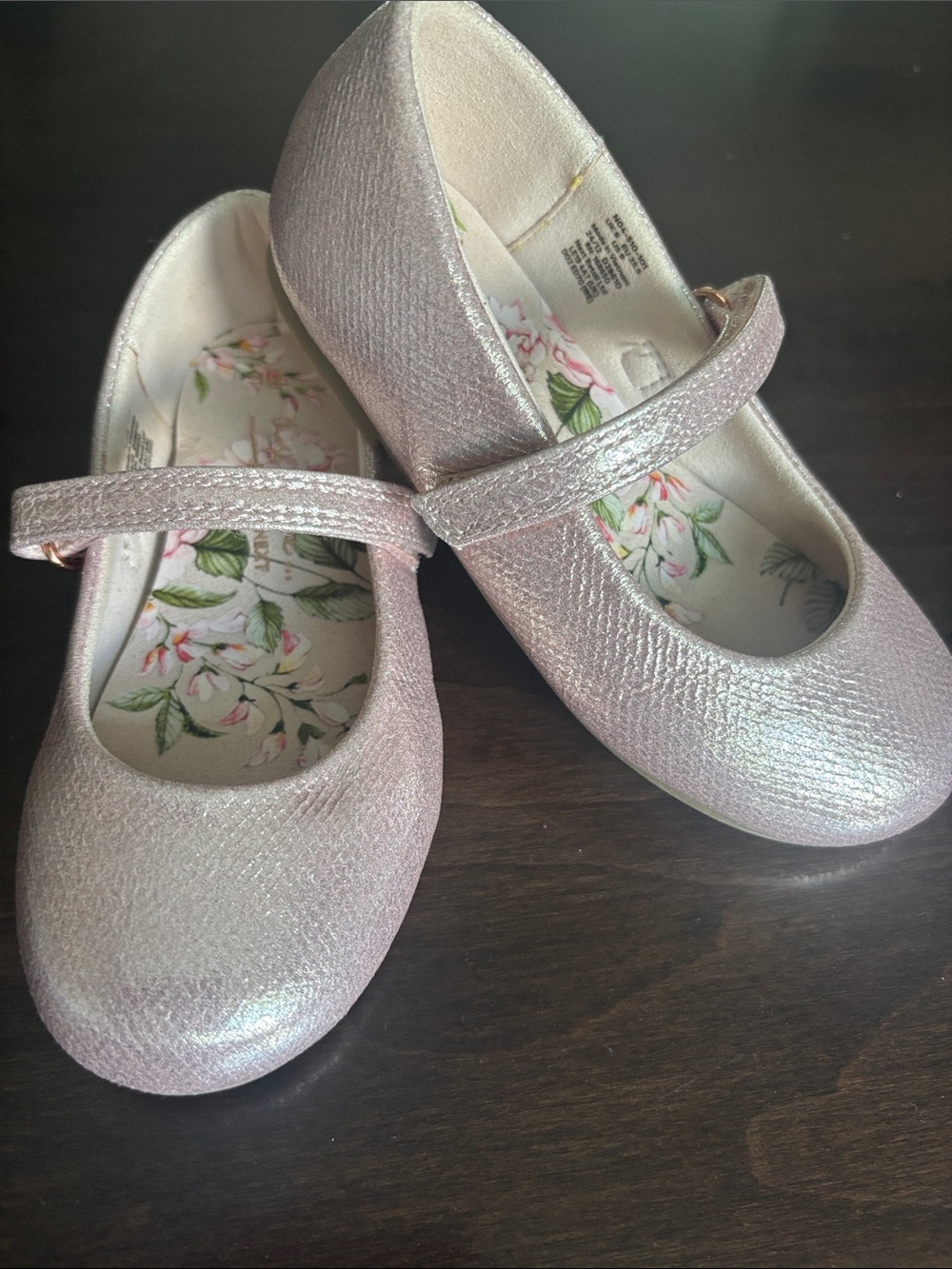 next Shimmery Light Pink Mary Jane Dress Shoes